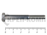 Болты DIN 931, с неполной резьбой, цинк, 6х 50 мм пр.8.8 (25 кг/1862)