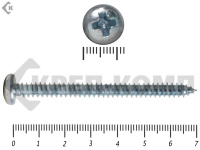 Шуруп с полукруглой головкой DIN7981 6,3х 70 (500шт)