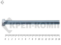 Болт полная резьба, цинк DIN933 12х160 пр.5,8 (2шт)