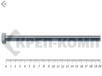 Болт полная резьба, цинк DIN933 24х200 пр.5,8 (35шт)