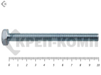 Болт полная резьба, цинк DIN933 10х100 пр.5,8 (400шт)