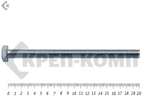 Болт полная резьба, цинк DIN933 36х200 пр.10,9 (25кг/12)