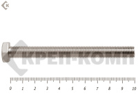 Болты с полной резьбой, нержавеющие DIN933 А2 12х100 (5шт)