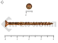 Саморезы Конструкционные, потай Torx, желтый цинк   3.0х 40 мм (50 шт) 