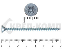 Саморез белый цинк POZY 4х70 (20шт)