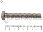 Болты с полной резьбой, нержавеющие DIN933 А2 8х 80 (480 шт) – фото